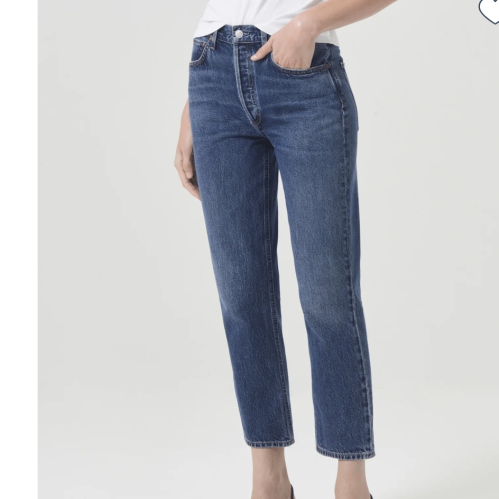 Agolde Riley Crop Jeans - Picture 2 of 12